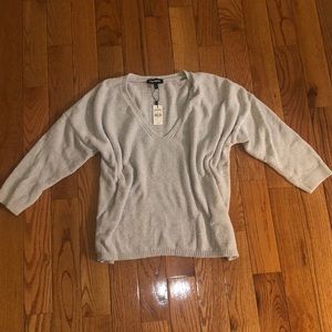 Brand new extremely soft express light grey sweater